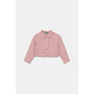 United Colors of Benetton geacă copii culoarea roz, 21AQCN060 imagine