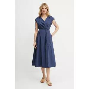 Marella rochie RIVERA culoarea bleumarin, midi, evazată, 2513221052200 imagine