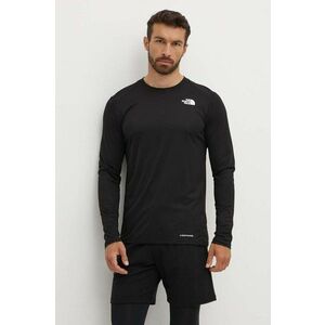 The North Face longsleeve sport Shadow culoarea negru, neted, NF0A87TVJK31 imagine