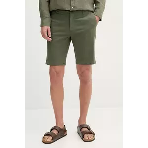 Hackett London pantaloni scurți bărbați, culoarea verde, HM801328 imagine