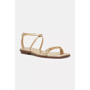 MICHAEL Michael Kors sandale de piele Lena femei, culoarea auriu, 40S5LEFS1M.740 imagine
