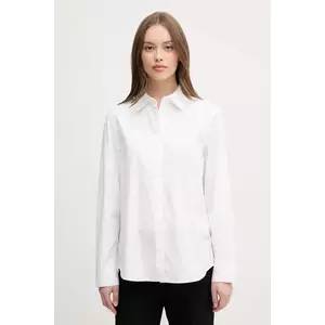 United Colors of Benetton cămașă din bumbac culoarea alb, cu guler clasic, regular, 59T7DQ0BH imagine