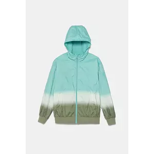 United Colors of Benetton geacă copii culoarea turcoaz, 22YHCN06A imagine