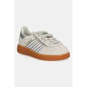 adidas Originals sneakers de piele întoarsă pentru copii HANDBALL SPEZIAL culoarea bej, JI0459 imagine