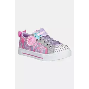 Skechers teniși copii TWINKLE SPARKS - UNDERWATER M culoarea violet, 314824L imagine