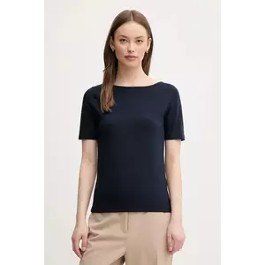 United Colors of Benetton tricou culoarea bleumarin, 3FJHD109K imagine