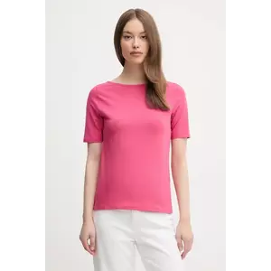 United Colors of Benetton tricou culoarea roz, 3FJHD109K imagine