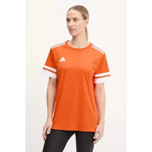 adidas Performance tricou de antrenament Squad 25 culoarea portocaliu, JC8662 imagine