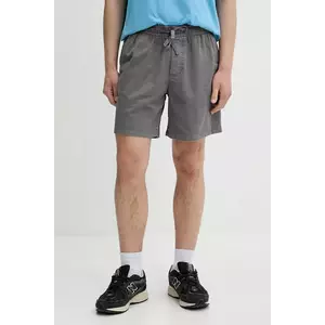 Tommy Jeans pantaloni scurti din bumbac barbati, culoarea gri, DM0DM21944 imagine