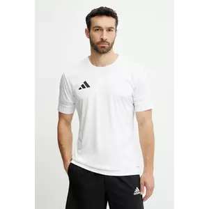 adidas Performance tricou de antrenament Squad 25 culoarea alb, uni, JG5834 imagine