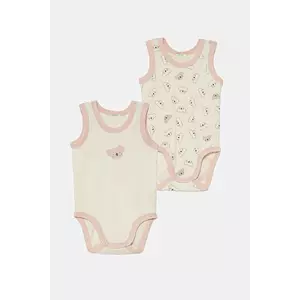 United Colors of Benetton body din bumbac pentru bebelusi 2-pack 3GI70B00Y imagine