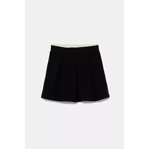 United Colors of Benetton fustă fete culoarea negru, mini, evazati, 32N4C0007 imagine