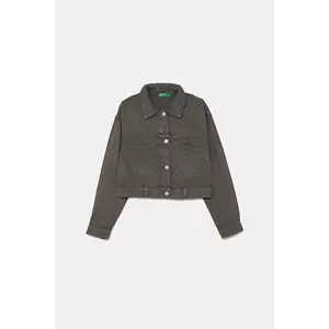 United Colors of Benetton geacă copii culoarea gri, 21AQCN060 imagine