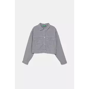 United Colors of Benetton geacă copii culoarea violet, 21AQCN060 imagine