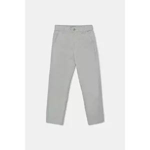 United Colors of Benetton pantaloni copii culoarea gri, uni, 4T48CF011 imagine