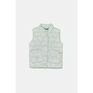 United Colors of Benetton vestă copii culoarea turcoaz, 2YCUGJ00L imagine