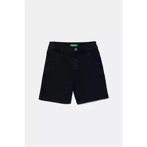 United Colors of Benetton pantaloni scurti din denim pentru copii culoarea bleumarin, talie reglabila, 4QNJG902M imagine