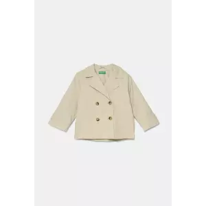 United Colors of Benetton geaca copii culoarea bej, 24J4CN067 imagine