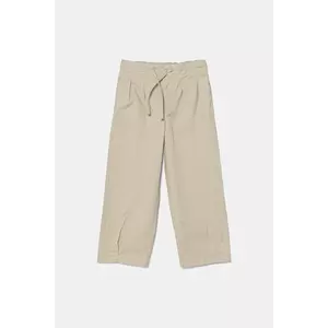 United Colors of Benetton pantaloni copii culoarea bej, uni, 4T48CF04D imagine