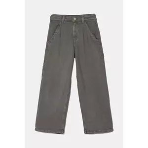 United Colors of Benetton pantaloni copii culoarea gri, uni, 41AQCE03W imagine