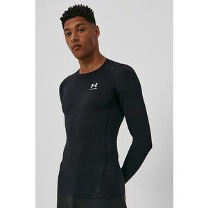 Under Armour mânecă lungă de antrenament culoarea negru, neted imagine