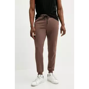 Rip Curl pantaloni de trening culoarea portocaliu, neted imagine