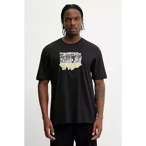 adidas Originals tricou din bumbac Q12 TS Crowd culoarea negru, cu imprimeu, JP4496 imagine