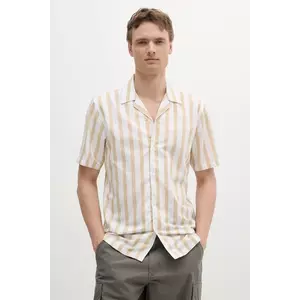 Lindbergh camasa din amestec de in culoarea bej, regular imagine