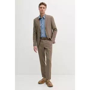 Lindbergh costum bărbați, culoarea bej, uni, 30-61040 imagine