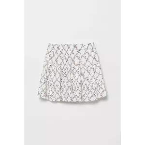 United Colors of Benetton fustă fete culoarea alb, mini, evazati, 4KEUC0027 imagine