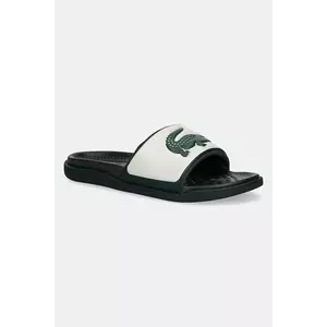 Lacoste papuci SERVE SLIDE DUAL culoarea verde, 49CMA0040 imagine