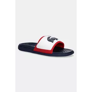 Lacoste papuci SERVE SLIDE DUAL culoarea bleumarin, 49CMA0034 imagine