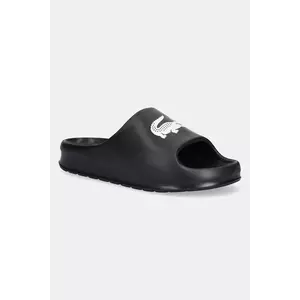 Lacoste papuci SERVE SLIDE 2.0 culoarea negru, 48CMA0010 imagine