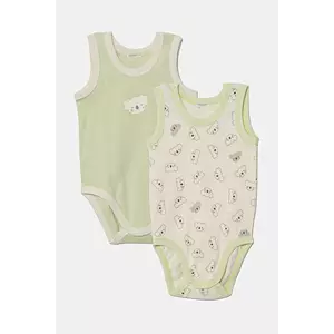 United Colors of Benetton body din bumbac pentru bebelusi 2-pack 3GI70B00Y imagine