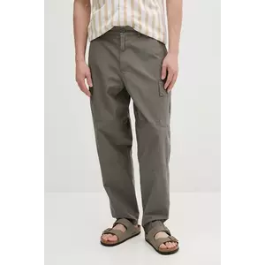 Barbour pantaloni de bumbac Relaxed Fit Cargo barbati, culoarea verde, cu Fit cargo, MTR0759 imagine