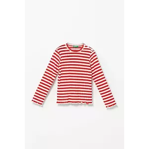 United Colors of Benetton longsleeve copii culoarea rosu, 33LQG10J7 imagine