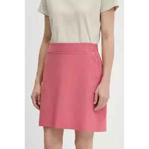 Helly Hansen fusta culoarea portocaliu, mini, drept imagine