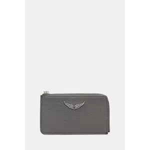 ZADIG&VOLTAIRE portofel de piele femei, culoarea verde, LWSG00011 imagine