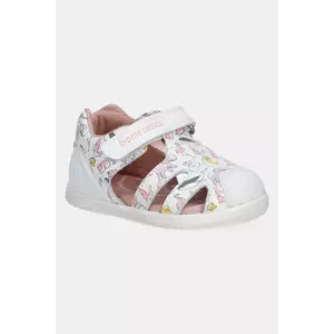 Biomecanics sandale din piele pentru copii culoarea alb, 252167 imagine