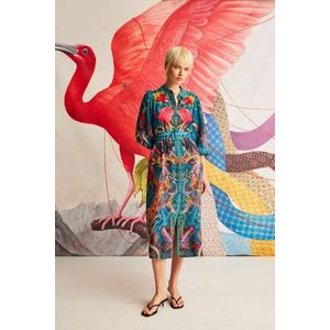 rochie midi, dreaptă imagine