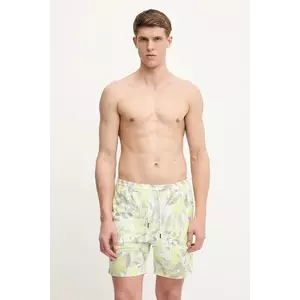 Oakley pantaloni scurți de baie CANARY PALMS bărbați, culoarea galben, FOA405399 imagine