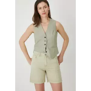 Medicine pantaloni scurti din bumbac neted, medium waist imagine