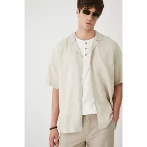 Medicine camasa de in culoarea bej, relaxed imagine