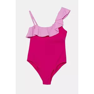 United Colors of Benetton costum de baie dintr-o bucată pentru copii culoarea violet, 3L030I00O imagine
