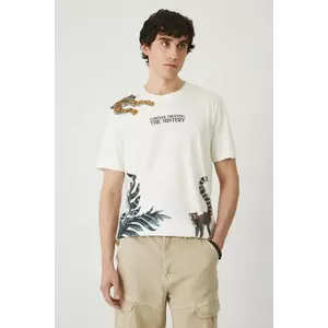 Medicine tricou culoarea bej, cu imprimeu imagine