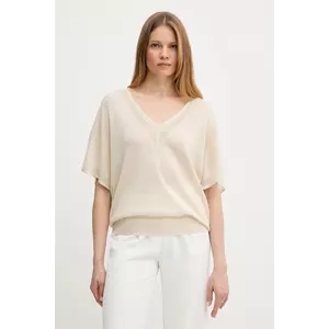 Morgan pulover MCHRIS femei, culoarea bej, light, MCHRIS imagine