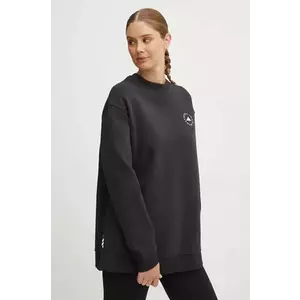 adidas by Stella McCartney bluză de trening culoarea negru, uni, IW6321 imagine