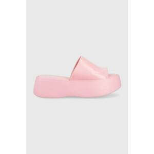 Melissa papuci MELISSA BECKY AD femei, culoarea roz, cu platforma, M.32818.1358 imagine