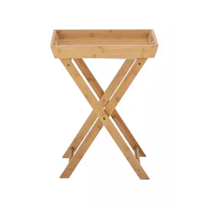 Bloomingville masă pliantă cu tavă Adlene culoarea bej imagine