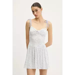 Hollister Co. rochie culoarea alb, mini, evazată, KI359-5010 imagine
